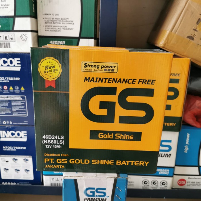 Aki Yaris/ Aki Vios/ Gs Gold Shine Mf Ns60Ls/ Aki Crv/ Aki Hrv