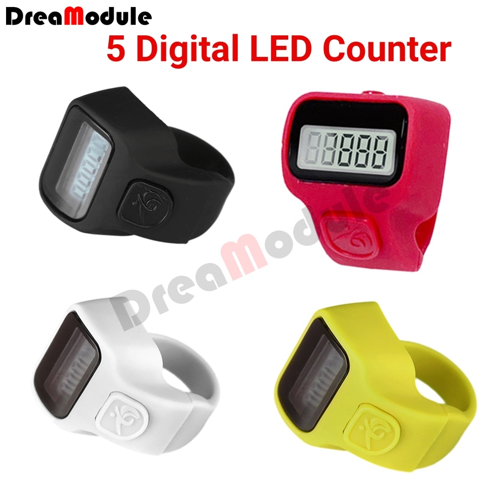 Electronic Counter Unique Design Mini Ring Counting Electronic Counting Convenient Tool People Flow 