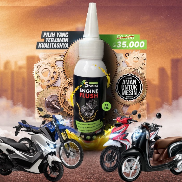 Swez Engine Flush Motor Ampuh, Aman, & Bergaransi - Engine Flush Motor