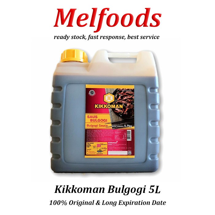 

Kikkoman Bulgogi Sauce HALAL 5L Saus Daging Khas Jepang