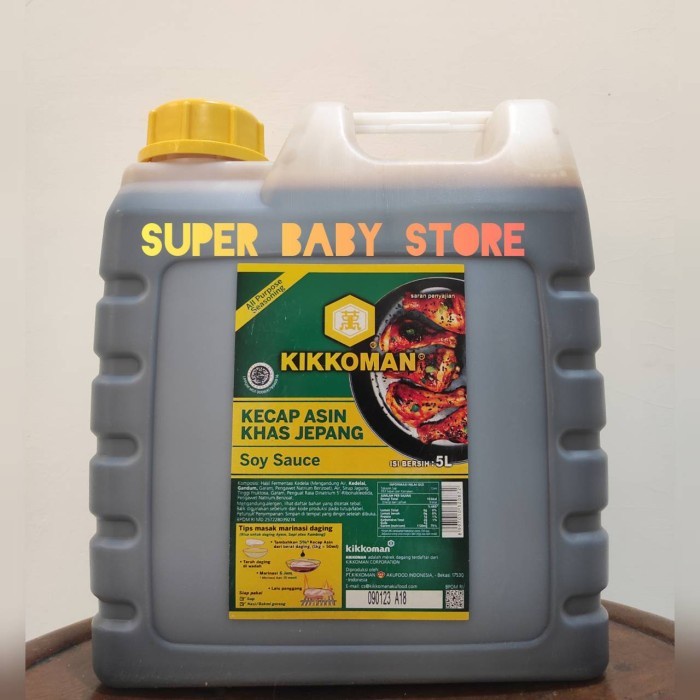 

Kikkoman Soy Sauce - Kecap Asin Khas Jepang 5 liter HALAL