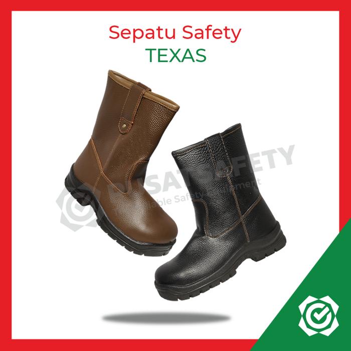 Sepatu Safety Krushers Texas Kerja Shoes