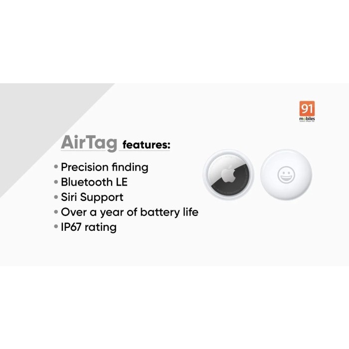 Apple AirTag 2021 Finder Tracking Smart Tracker Air Tag not SmartTag
