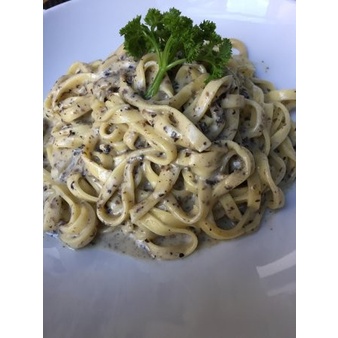 

Black Truffle Sauce Paste Salsa Tartufata Cream Saus Jamur 500Gr Best Seller