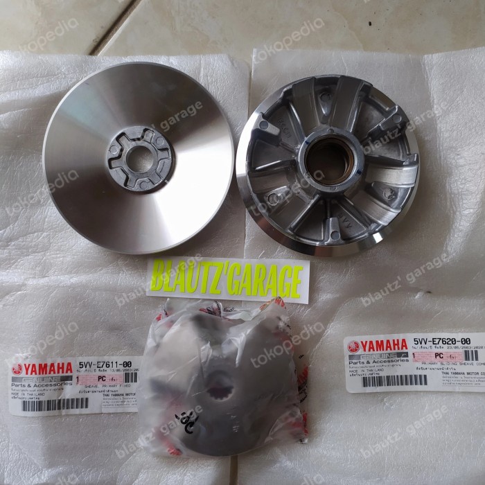 Pulley Set 5Vv+Tutup 4Do Nouvo, Mio Sporty, Fino Karbu, Mio Soul