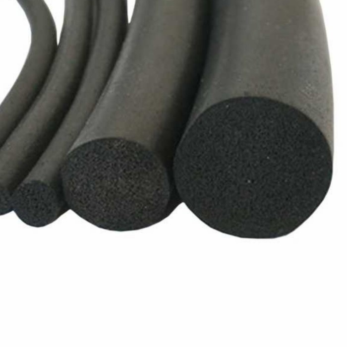 

Oring Spons Bulat Diameter 4mm - O ring Rubber Cord Hitam