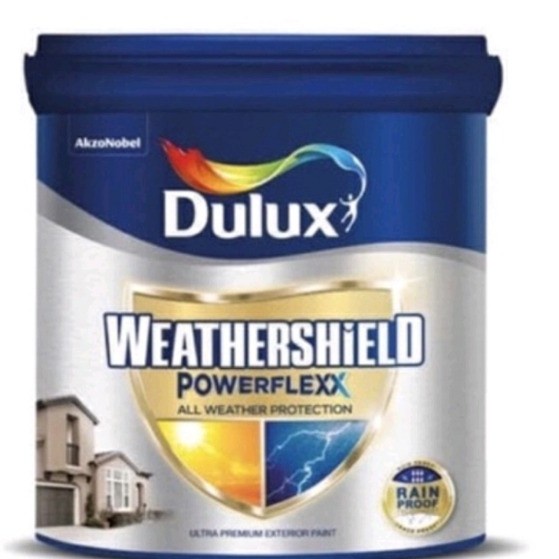 Cat Tembok Dulux Weathershield Powerflex 20Ltr Brilliant White ( gojek )