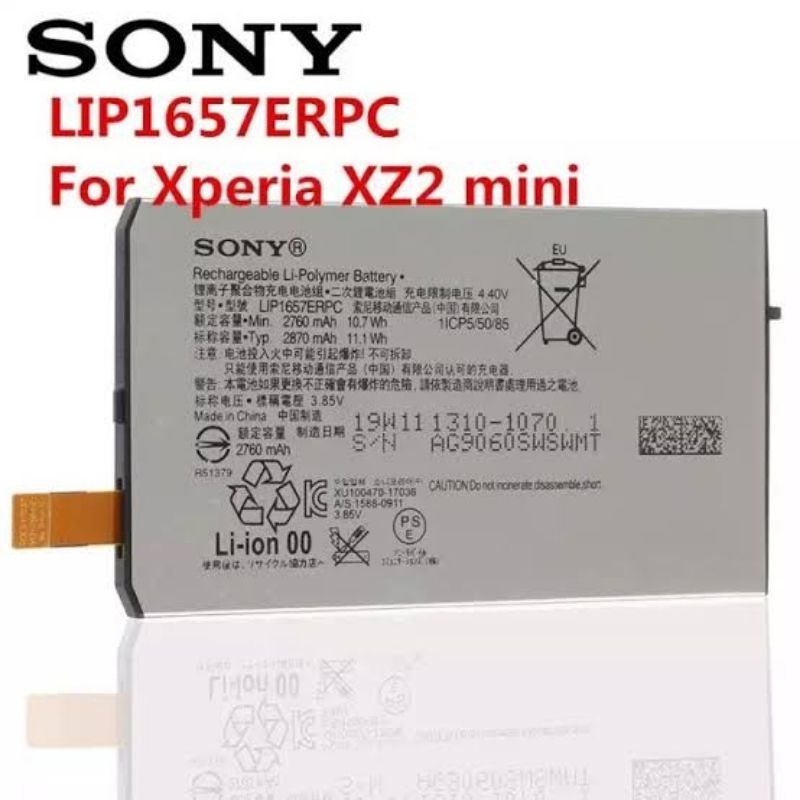 Lip1657Erpc Original 100% Genuine Batu Batre Battery Baterai Xperia Xz2 Compact Xz2 Mini