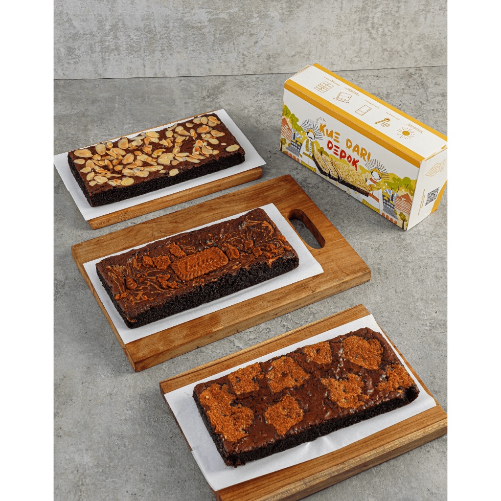 

Fudgy Brownies Lotus - Kue Dari Depok