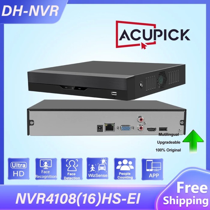 Dahua 4K 1HDD WizSense NVR 8CH NVR4108HS-EI 16CH NVR4116HS-EI Home