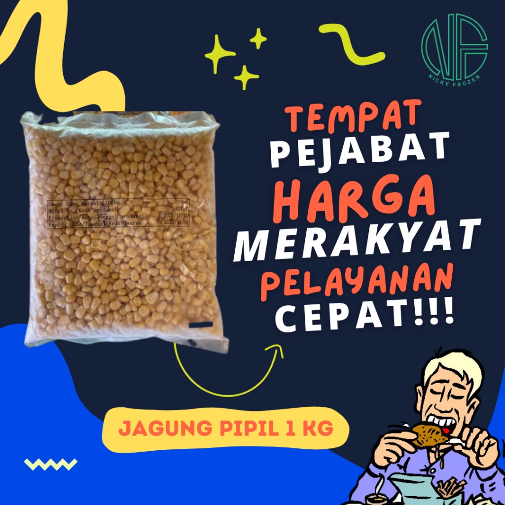 

JAGUNG PIPIL ( CORN KERNEL ) 1 KG