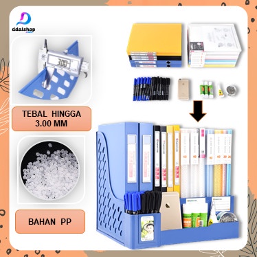 

Rak Buku Kotak Penyimpanan Box File Dokumen ATKKeranjang Plastik Sekat DiskonJual MurahHarga