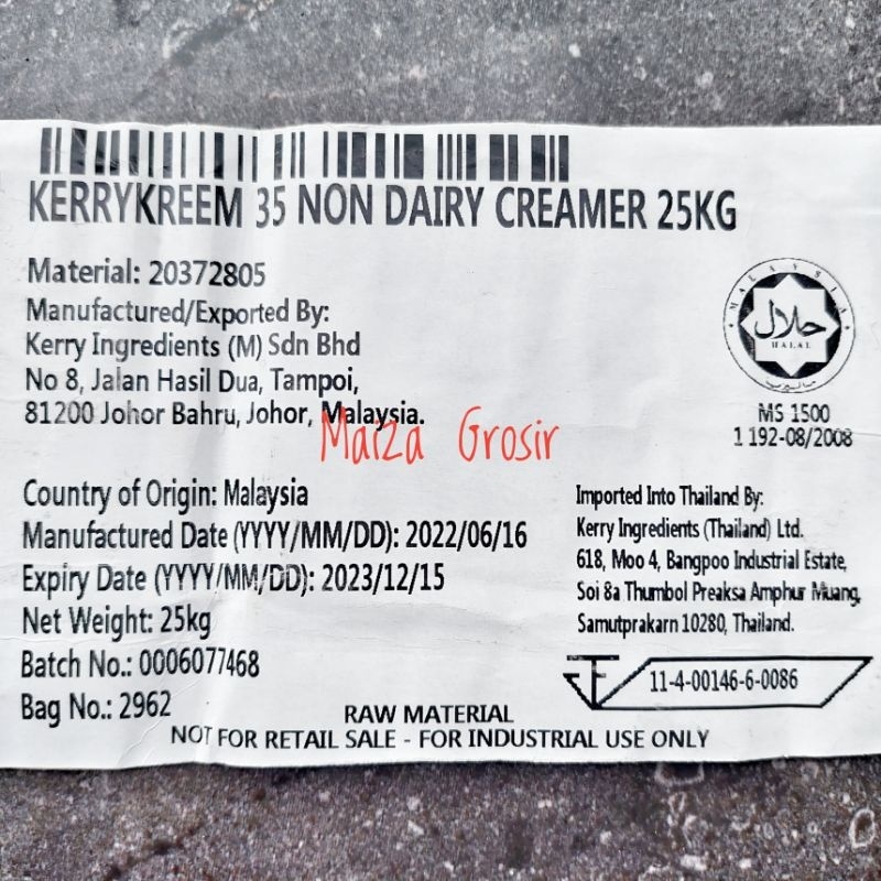 

Non Dairy Creamer KerryKreem Krimer kemasan 500gr