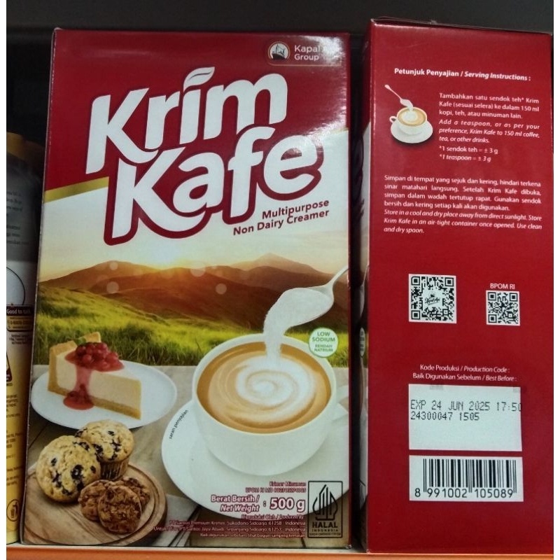

Kapal Api Krim Kafe 500 gr Box