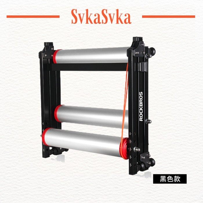 Bike Trainer Roller Sepeda Foldable Bike Roller Premium Rockbros