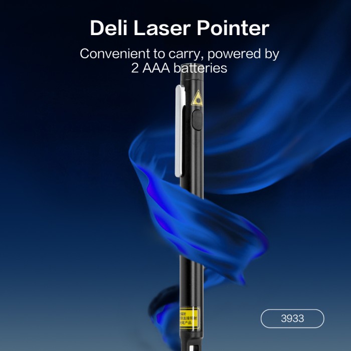 [selimu] - Deli Laser Pointer Pen Pointer Presentasi 650 NM 3933