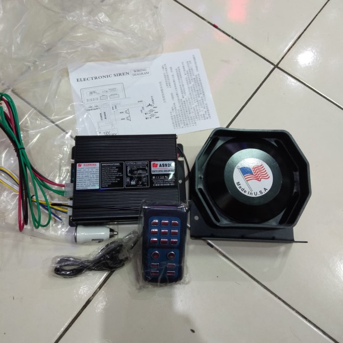 Toa Sirine Patwal Ambulance Werless Mic 200Watt - Slim Termurah