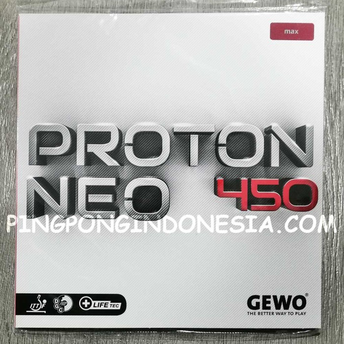 Gewo Proton Neo 450 - Karet Pingpong Rubber Tenis Meja Bet Bat