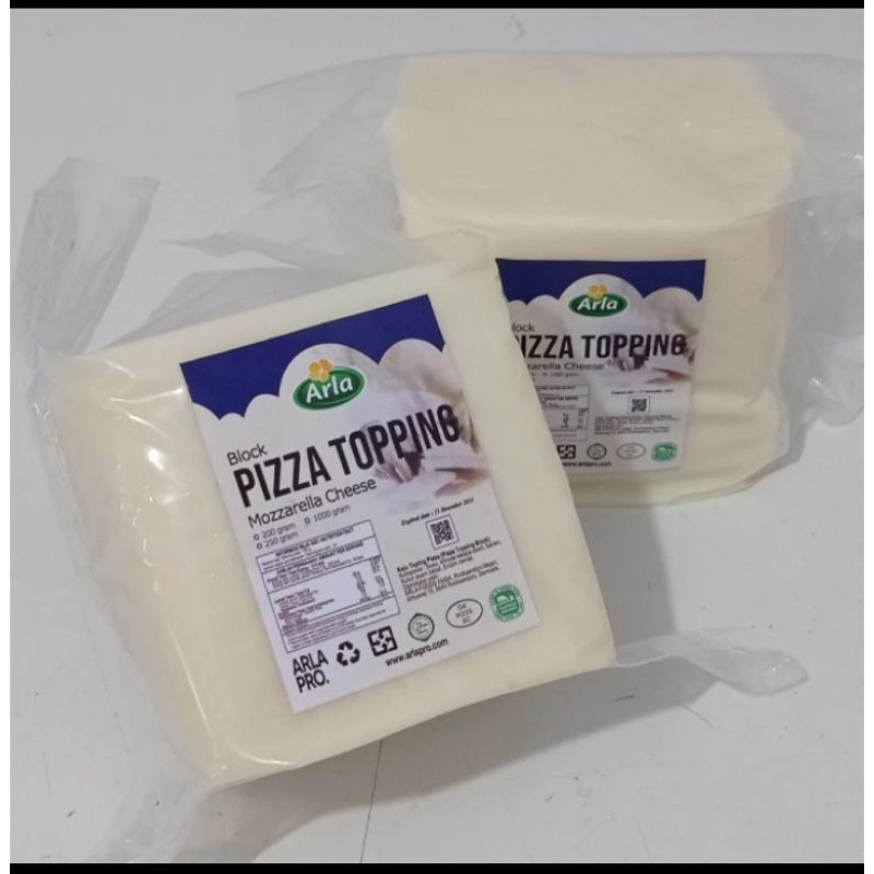 

Keju Mozarella Arla Pizza Topping 1kg (Halal)