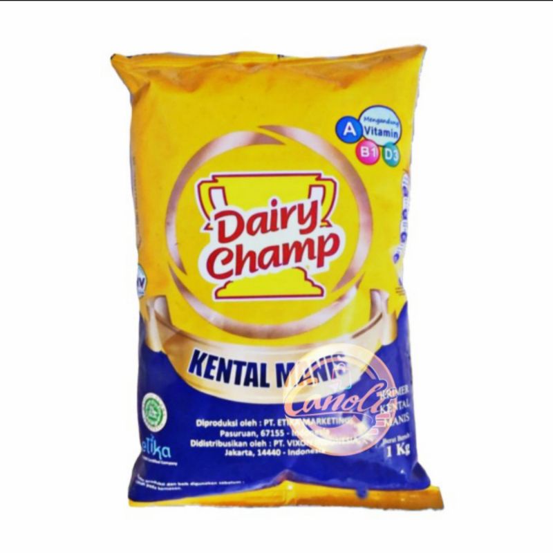 

susu dairy champ 2,5 kg / susu kental manis / skm / krimer malaysia