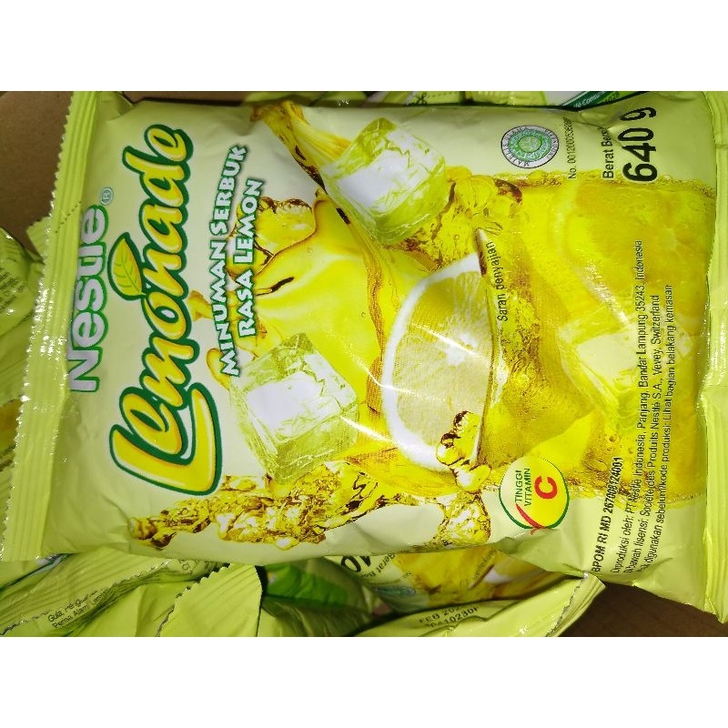 

Lemonade Nestle bubuk minuman rasa lemon 640 gram