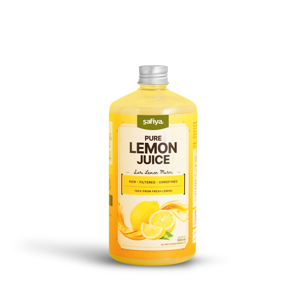 

[DUO LEMON APPLE] Sari Lemon 500 ml + Cuka Apple 500 ml SAFIYA