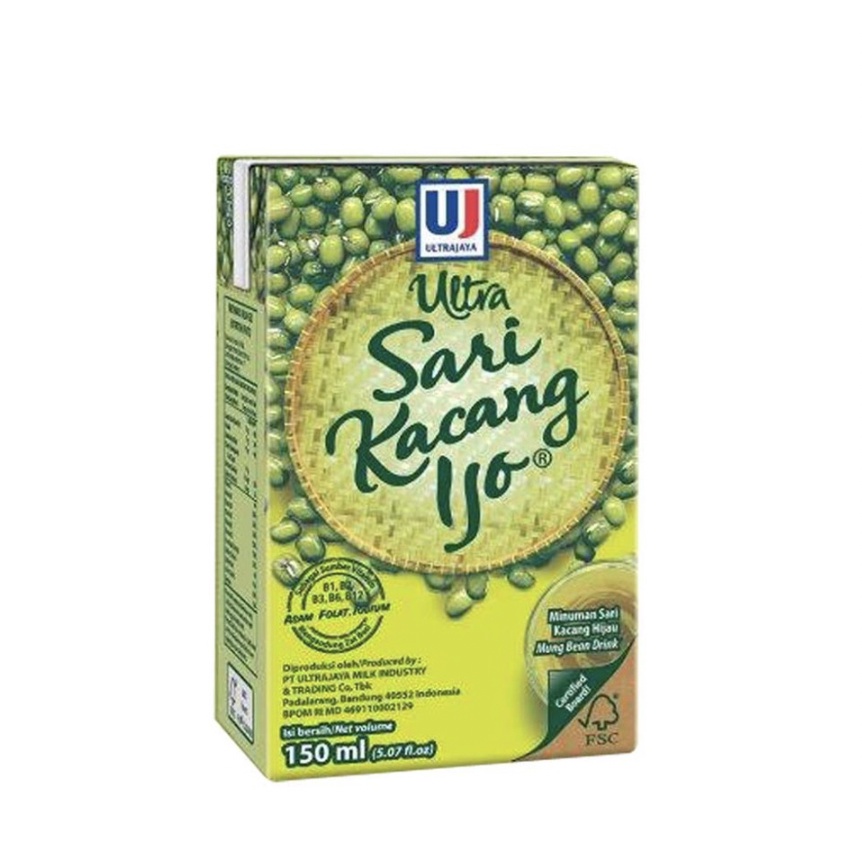 

[GROSIR!!] Sari Kacang Ijo Kecil 150ml 1 DUS isi 24 PCS - grosir ultra sari kacang ijo termurah