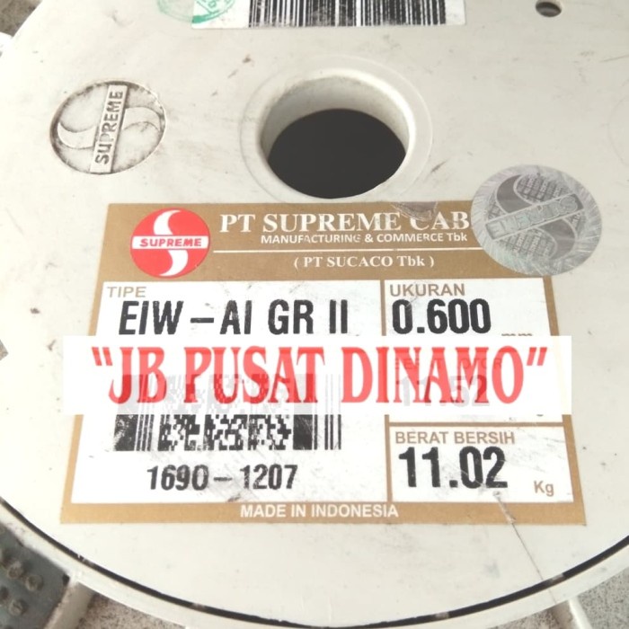 JJyoi- Kawat Tembaga 0,6 mm Supreme EIW AI email dinamo
