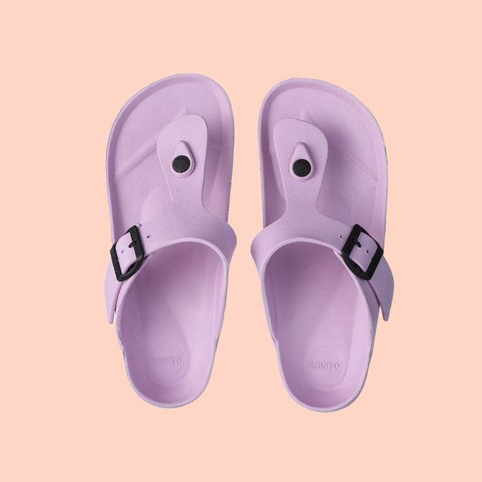 Terbaru [Flash Sale] Miniso Sandal Jepit Pria dan Wanita Sandal Flip Flop Korea Style Sandal Jepit