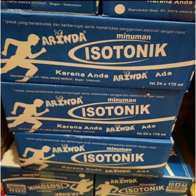 

ISOTONIK ARINDA 170ML 1 DUS ISI 24 CUP