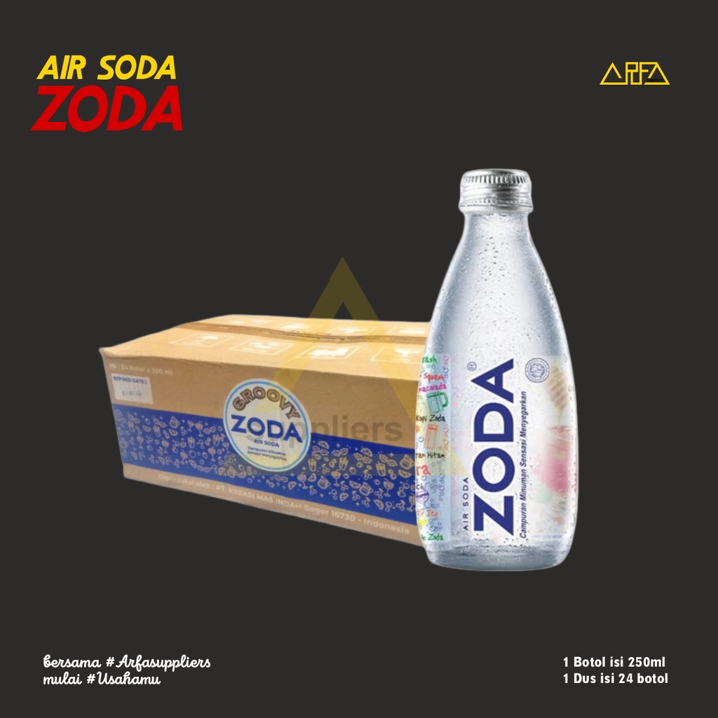 

Zoda Air Soda Tawar 250ml isi 24 botol