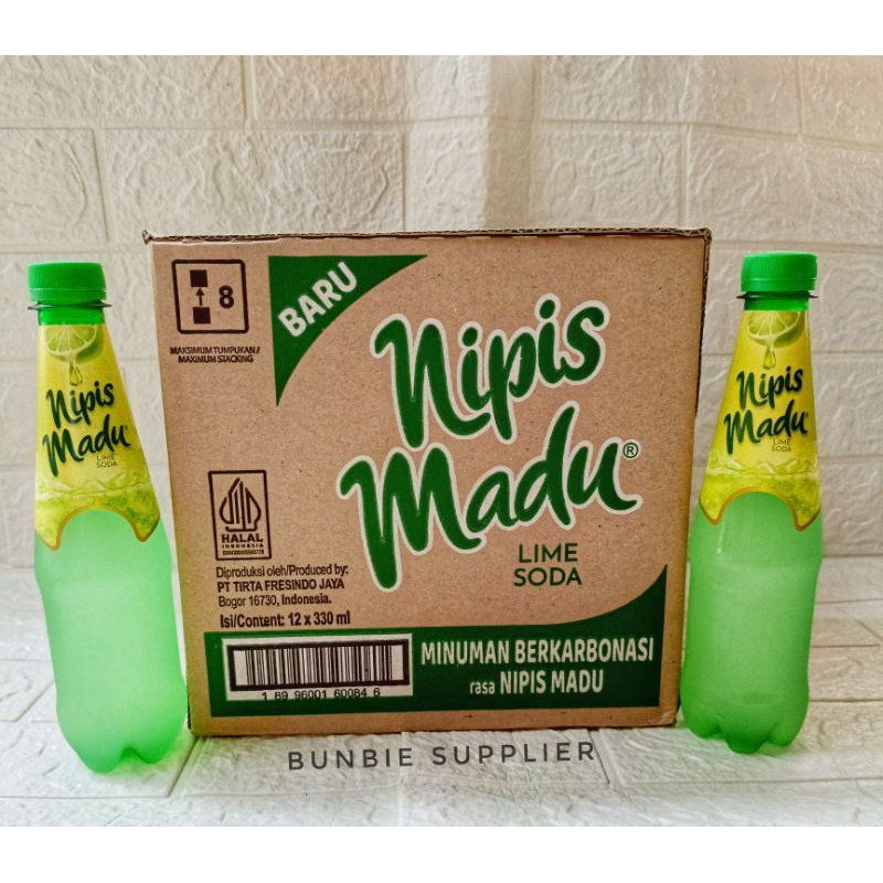 

Nipis Madu Lime Soda Kemasan 330ml Isi 12 Botol (KARTON) Minuman Berkarbonasi Rasa Nipis Madu