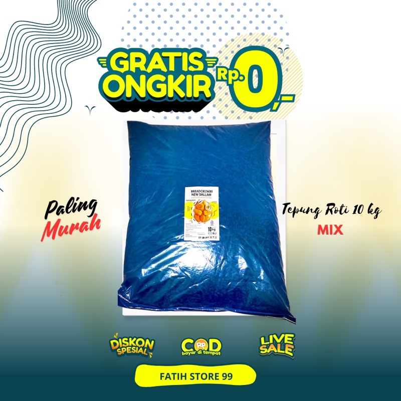

Tepung Roti Mix Biru NewSallam @10kg per Bal