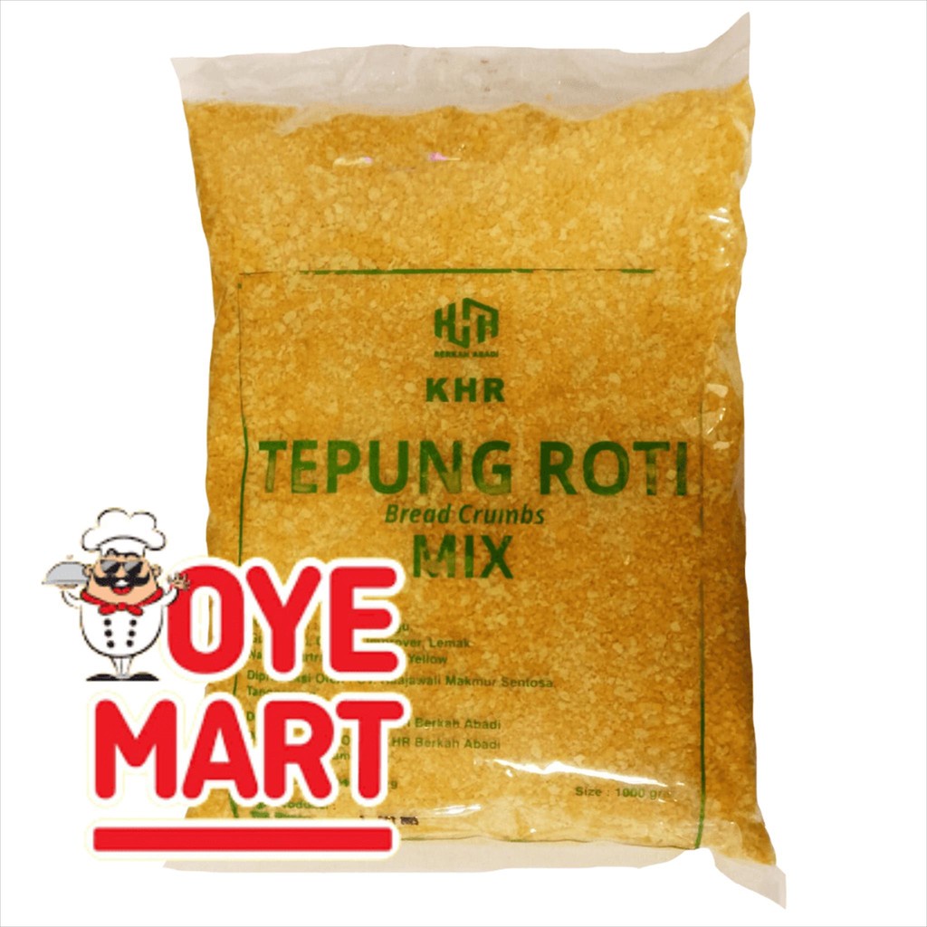 

KHR BREADCRUMBS MIX 1KG / TEPUNG PANIR / TEPUNG ROTI