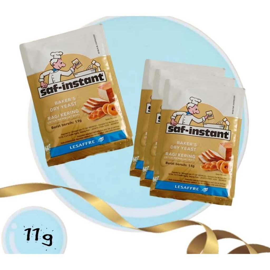 

SAF INSTANT RAGI KERING SACHET 4PCS X 11GR BUNGKUS PLASTIK U/ ROTI DLL