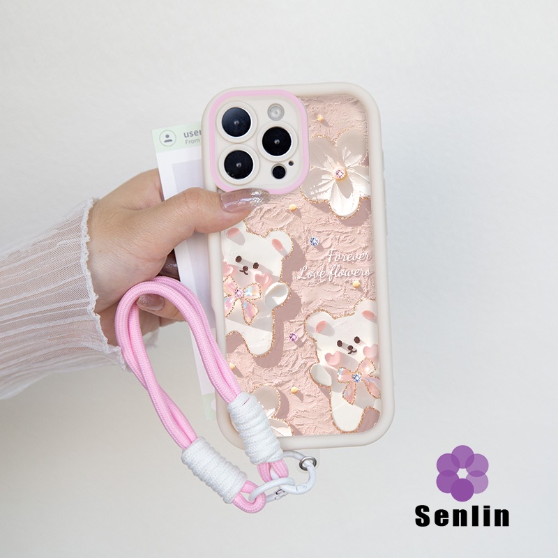 Beruang Cewek Fancy Soft Case Redmi 14T 13T Pro Redmi Note 14 4G 5G Pro Plus 13 13C 10C C65 12 Lite 
