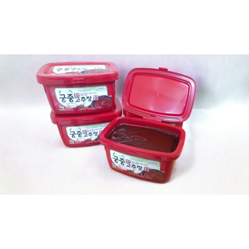 

HALAL GUNGJUNG GOCHUJANG IMPORT /HOT PEPPER TASTER / PASTA CABAI PEDAS KOREA