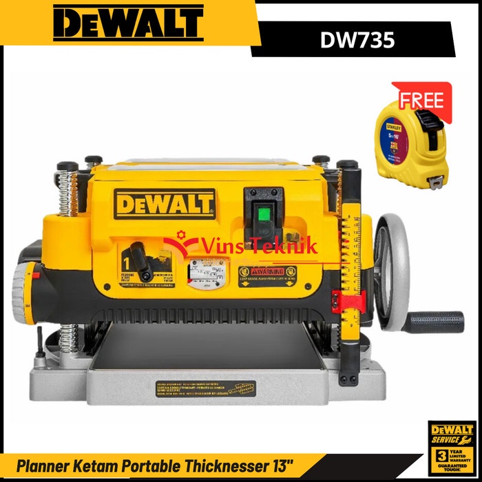 Mesin serut planner ketam portable Thicknesser 13" DW735 Dewalt DW 735
