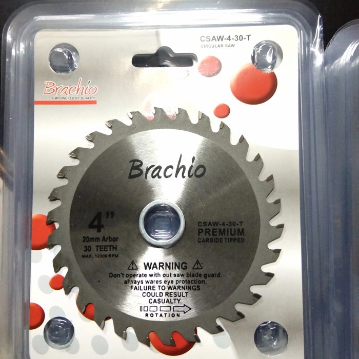 MATA GERINDA KAYU BRACHIO UK 4 INCH /PISAU GERINDA POTONG KAYU 4"