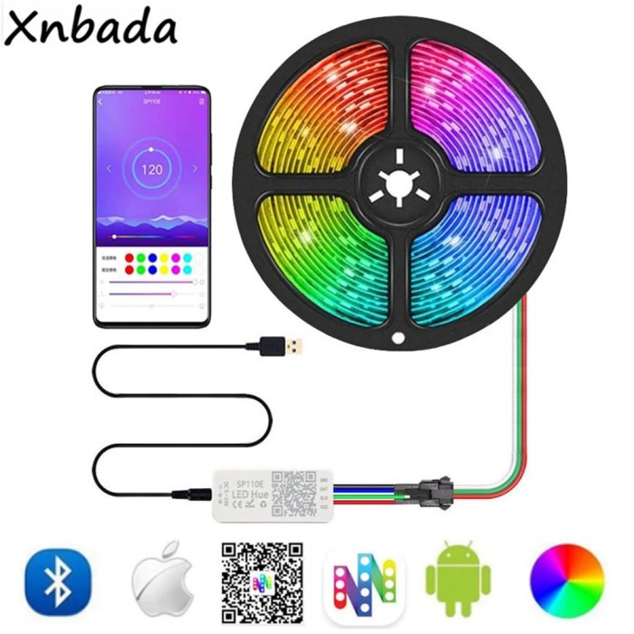 WS2812B Led Strip WS2812 30/60/144Pixels/m RGB IndividuaIIy