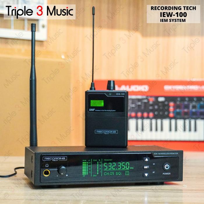 RECORDING TECH IEW-100 IEW100 IEW 100 wireless IEM in ear monitor