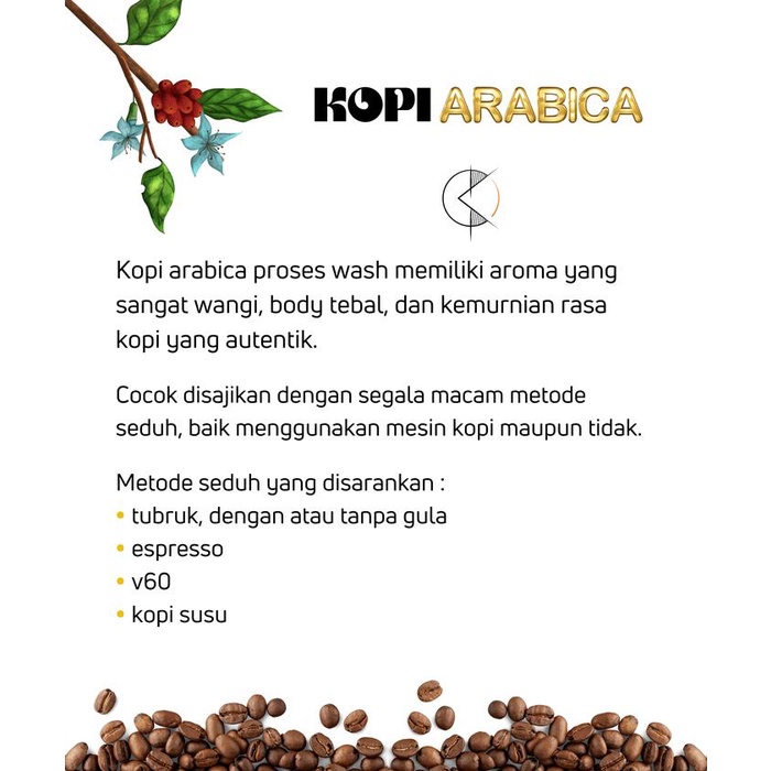 

Espresso Full Arabica Gayo - 250Gr I Biji/Bubuk New