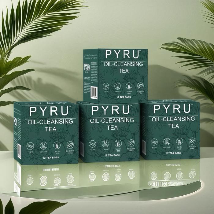 

PyruMinuman Herbal Alami Tanpa Ekstrak Teh, Bebas Kafein, 12 Sachet Per Kotak, Mengandung 10 Esensi