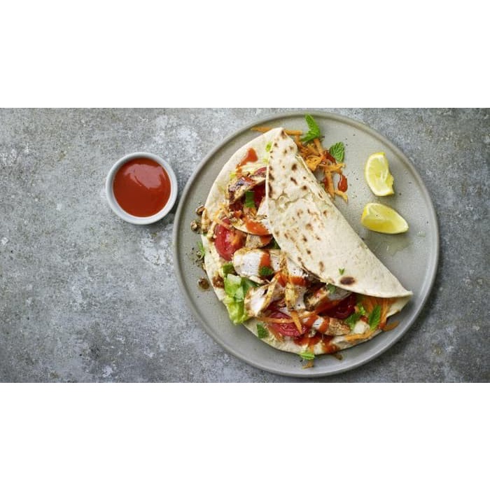 

Ready" Kebab / Buritto Wrap - White Flour Tortilla (25 Cm) Frozen!