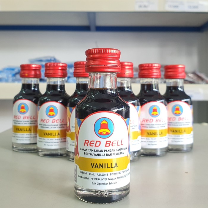 

Ready" Redbell Vanilla 30Ml / Red Bell Essence Vanila 30Ml / Vanilla Essence
