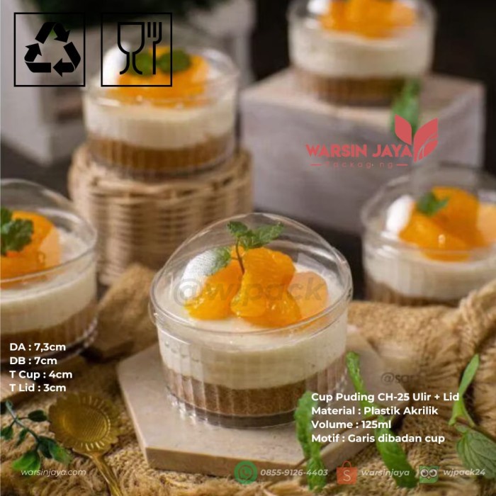 

Ready" Cup Pudding Ch 25 Isi 10Pc