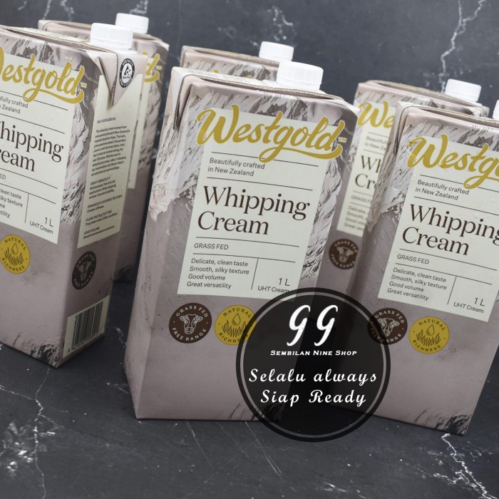 

Ready" Westgold Dairy Whipping Cream 1 Liter New Zealand Uht Whip Cream Krim