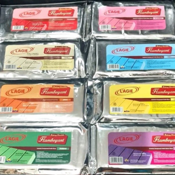 

Ready" Coklat Compound Lagie Aneka Varian Kemasan 250G