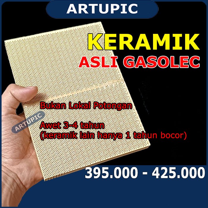 KERAMIK Gasolec Pemanas Infrared Asli Eropa Kandang Ayam Ketahanan 4th