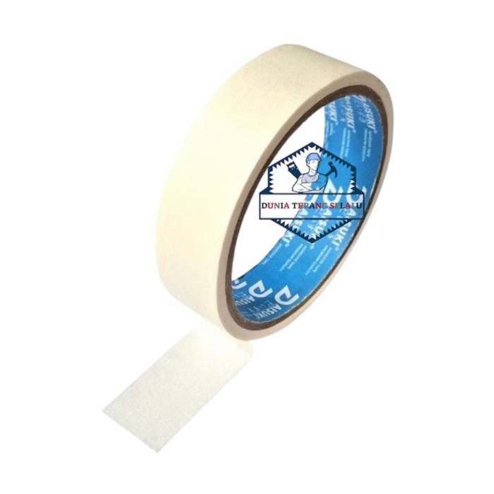 

Isolasi Kertas 24 mm DAISUKI Putih - Masking Tape 1 in GOLD TAPE Solasi Cat Lakban Kertas 1'' 1in